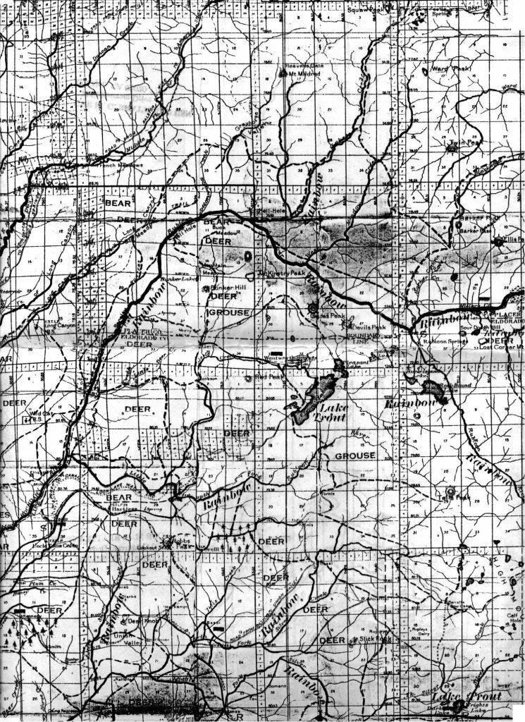 MAPS OF THE GEORGETOWN DIVIDE-1865 TO THE PRESENT | Gerle Creek